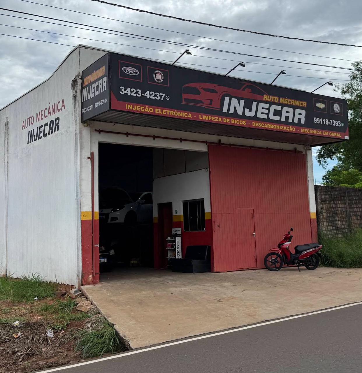 Fachada Auto Mecânica Injecar em Paranavaí